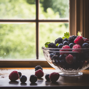A bowl of delicious healthy berries. Can food help protect your brain?