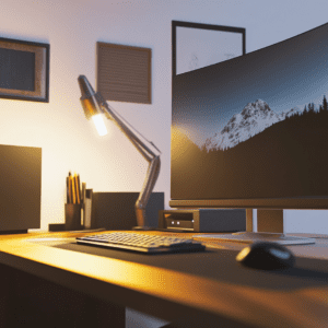 A dektop computer. Can Technology Help Ease Loneliness?