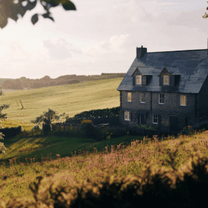 A farmhouse in a rural area. Aging in Rural Communities: Strengths and Challenges.