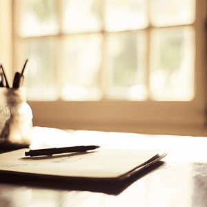 A notepad on a kitchen table. Next steps after a dementia diagnosis. What to Do After a Dementia Diagnosis: First Steps