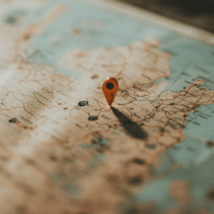 Map showing a location pin. Dementia GPS Trackers: How They Help and What to Look For.