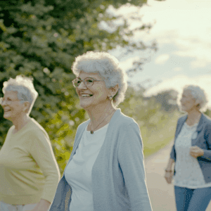 Ladies walking together. Why Moving a Little Every Day Helps Your Body and Brain