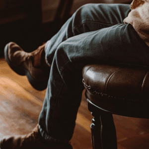 An older mans legs. What to do if your legs feel heavy or stiff